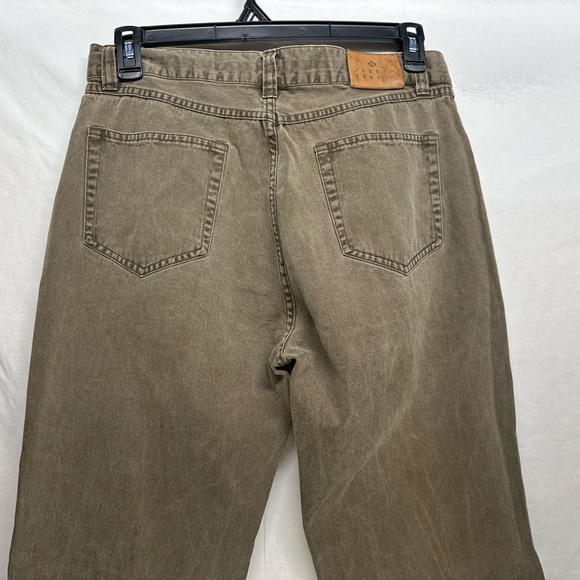 Joseph Abboud Brown Denim Pants - Size 34 | 100% Cotton‎ Vintage - Picture 5 of 9